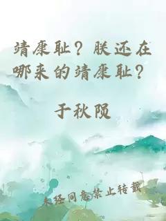 靖康耻？朕还在哪来的靖康耻？