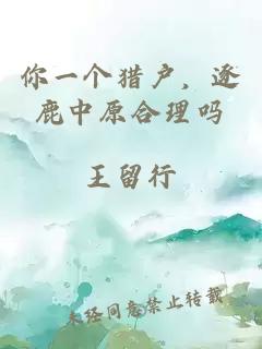 你一个猎户，逐鹿中原合理吗
